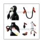 Preview: Deluxe Z56 gasmask-zipperhood-system ULTIMATE-Z with tube-set, sniffdildo, inhaler-set and rebreathing-bag-set